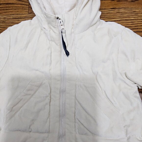 Tia cibani baby coat ivory, size 6m runs large - Picture 2 of 4